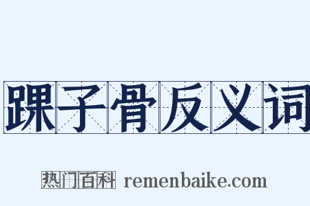 踝子骨反义词是什么意思的图片